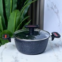 Ensemble de 4 Casseroles Hot Chef Noir