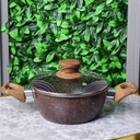 Ensemble de 3 Casseroles Hot Chef - Marron