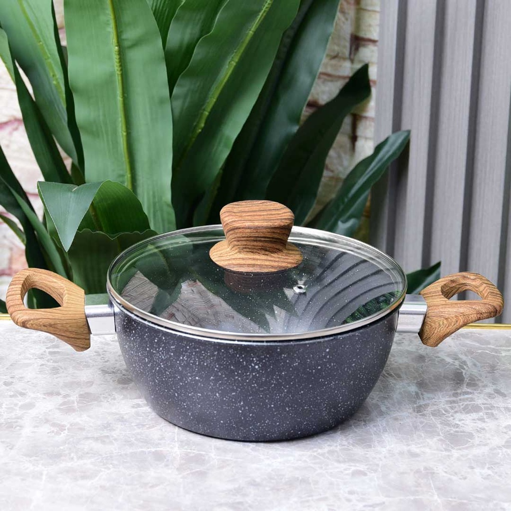 Ensemble de 3 Casseroles Hot Chef - Noir