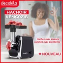 Decakila Hachoir à viande électrique 600W - 1,5kg