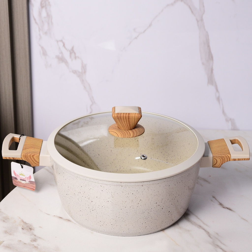 Marmite Granite Sizar 26 cm - Beige