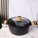 Marmite Granite Sizar 26 cm - Noir