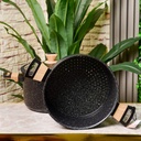 Couscoussier Granite Sizar 8 L 24 cm Noir