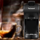 Machine Expresso Multicapsules Techwood Noir – 19 Bars avec Réservoir 600mL – TCA-195N