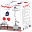 Défroisseur Vertical Techwood 2,8L, 2 Niveaux de Vapeur & Protection Thermique – TDV-2006