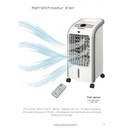 Rafraîchisseur & Humidificateur d’Air Techwood 3L, 3 Vitesses, Oscillation 120° & Télécommande – TRF-9022