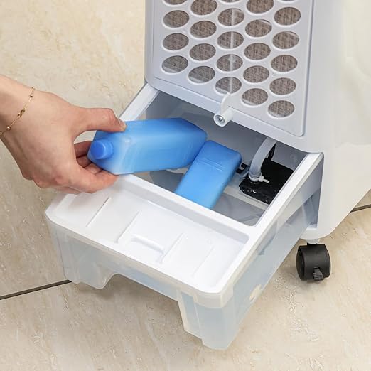 Rafraîchisseur & Humidificateur d’Air Techwood 3L, 3 Vitesses, Oscillation 120° & Télécommande – TRF-9022