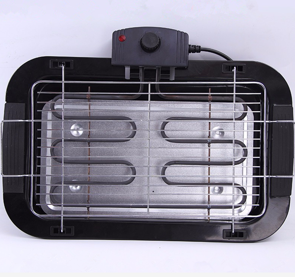 Barbecue Techwood Sur Pied 2000W, Grille Inox Réglable & Bac Récupérateur de Graisse – TBQ-825P