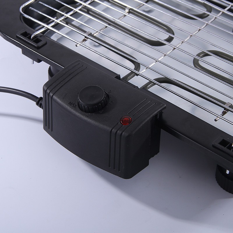 Barbecue Techwood Sur Pied 2000W, Grille Inox Réglable & Bac Récupérateur de Graisse – TBQ-825P