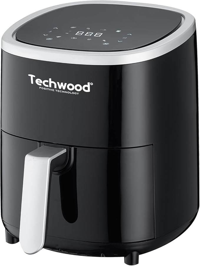 Friteuse Digitale Sans Huile Techwood 3,5L, 8 Programmes & Minuterie 60min – TFR-358SHD