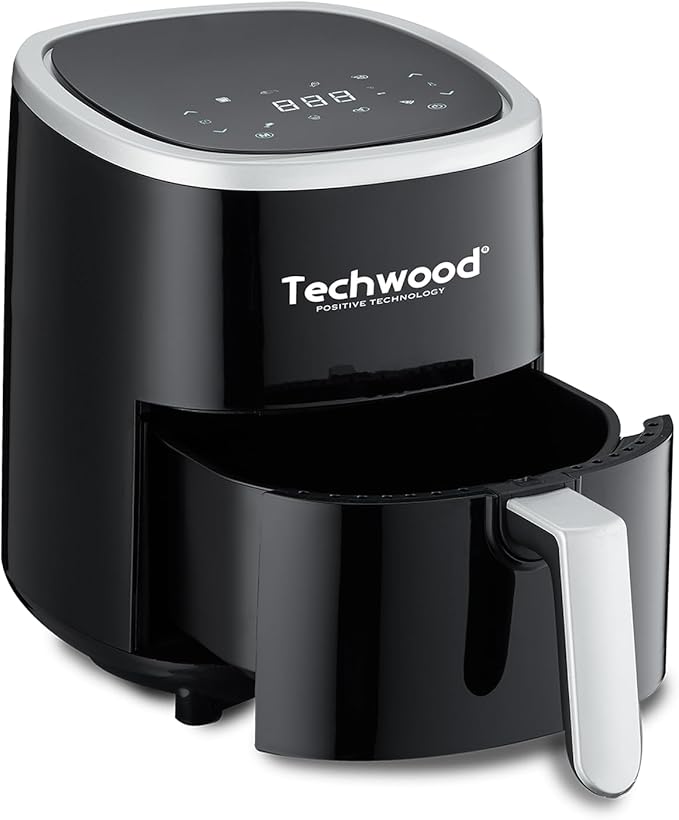 Friteuse Digitale Sans Huile Techwood 3,5L, 8 Programmes & Minuterie 60min – TFR-358SHD