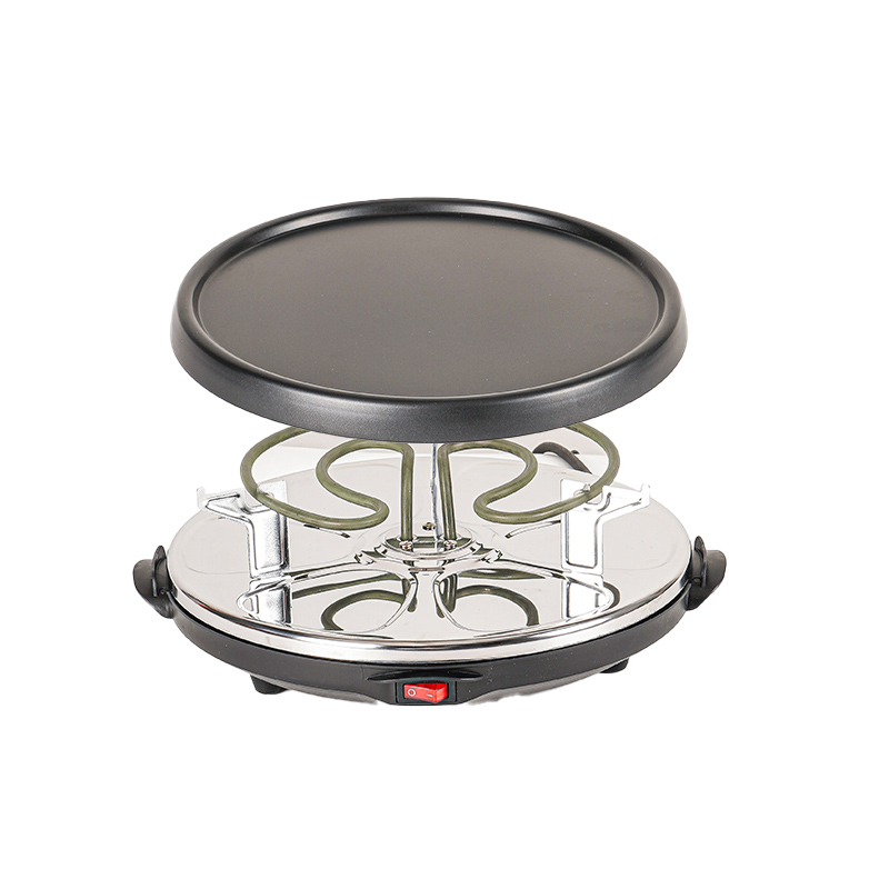 Raclette Techwood 6 Poêlons, Grill Démontable & Témoin Lumineux – TRA-64