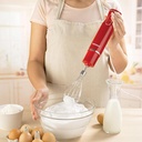 Mixeur Plongeant Techwood Inox Grenat 3en1 Pieds Inox, Bol Hachoir 500ml & 2 Vitesses – TMS-9605