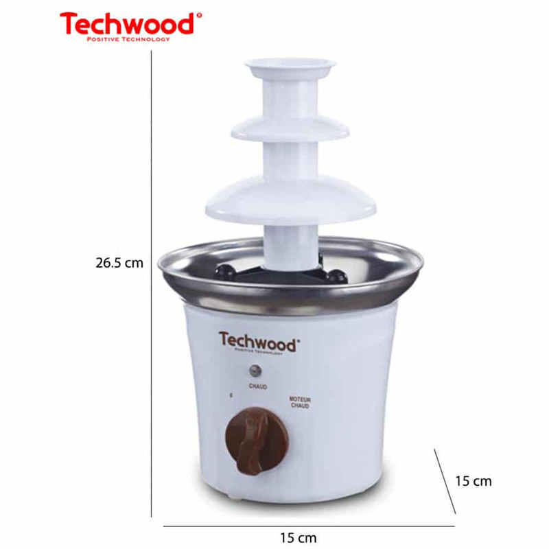 Fontaine à Chocolat Techwood 2 Positions Chauffe & Maintien au Chaud – TFC-740