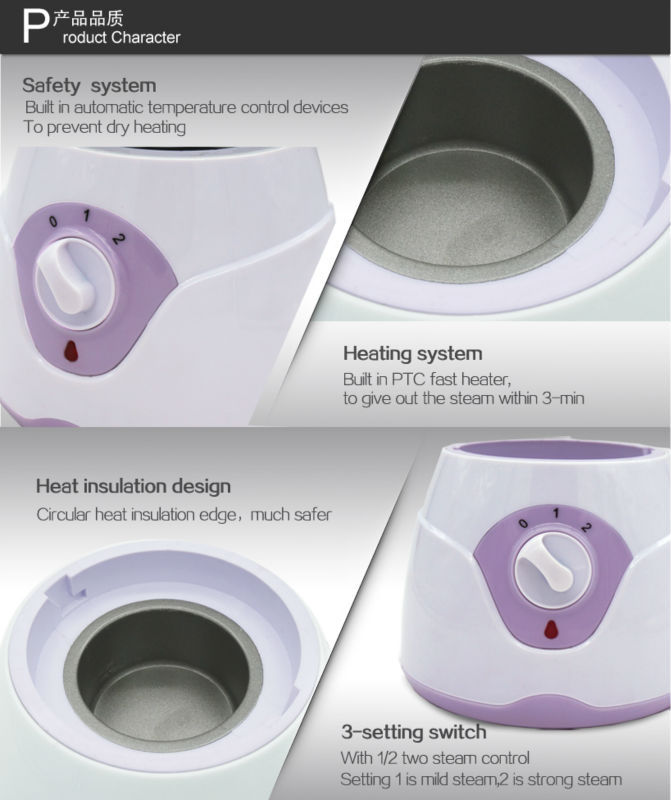 Sauna Facial Ionique Techwood 45ml, 2 Positions Vapeur & Accessoires Complets – TSF-618