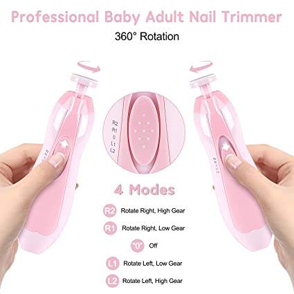 Coffret Manucure & Pédicure Techwood à Piles, 6 Accessoires & Design Ergonomique – TMA-58