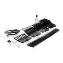 Tondeuse à Cheveux Techwood Gris à Secteur, Lame Inox & Accessoires Coiffure – TT-624