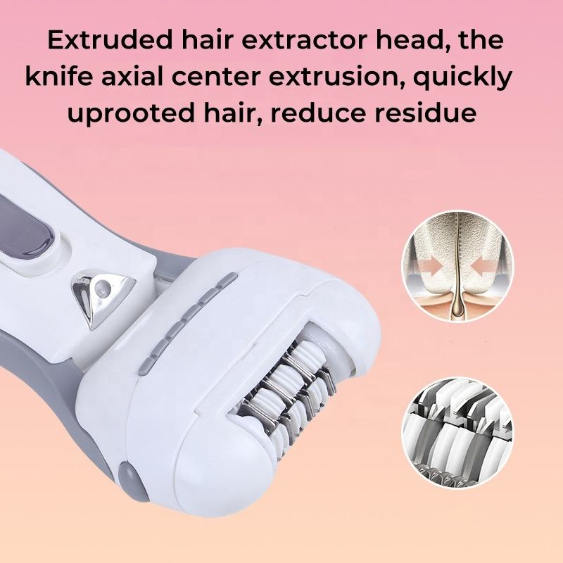 Râpe Électrique Anti-Callosité Techwood, 3 Têtes, Lumière Intégrée & Design Ergonomique – TRE-107