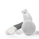 Brosse Cosmétique Visage & Corps Techwood, Tête Rotative & 4 Accessoires – TBV-313