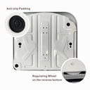 Pèse-Personne Mécanique Techwood 130kg, Précision 1kg & Écran Panoramique – TPP-520