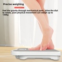 Pèse-Personne Mécanique Techwood 130kg, Précision 1kg & Écran Panoramique – TPP-520