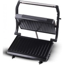 Panini Grill Techwood Contact Couvercle Noir, Témoin Lumineux & Contrôle Température – TPG-756