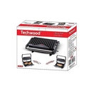 Panini Grill Techwood Contact Couvercle Noir, Témoin Lumineux & Contrôle Température – TPG-756