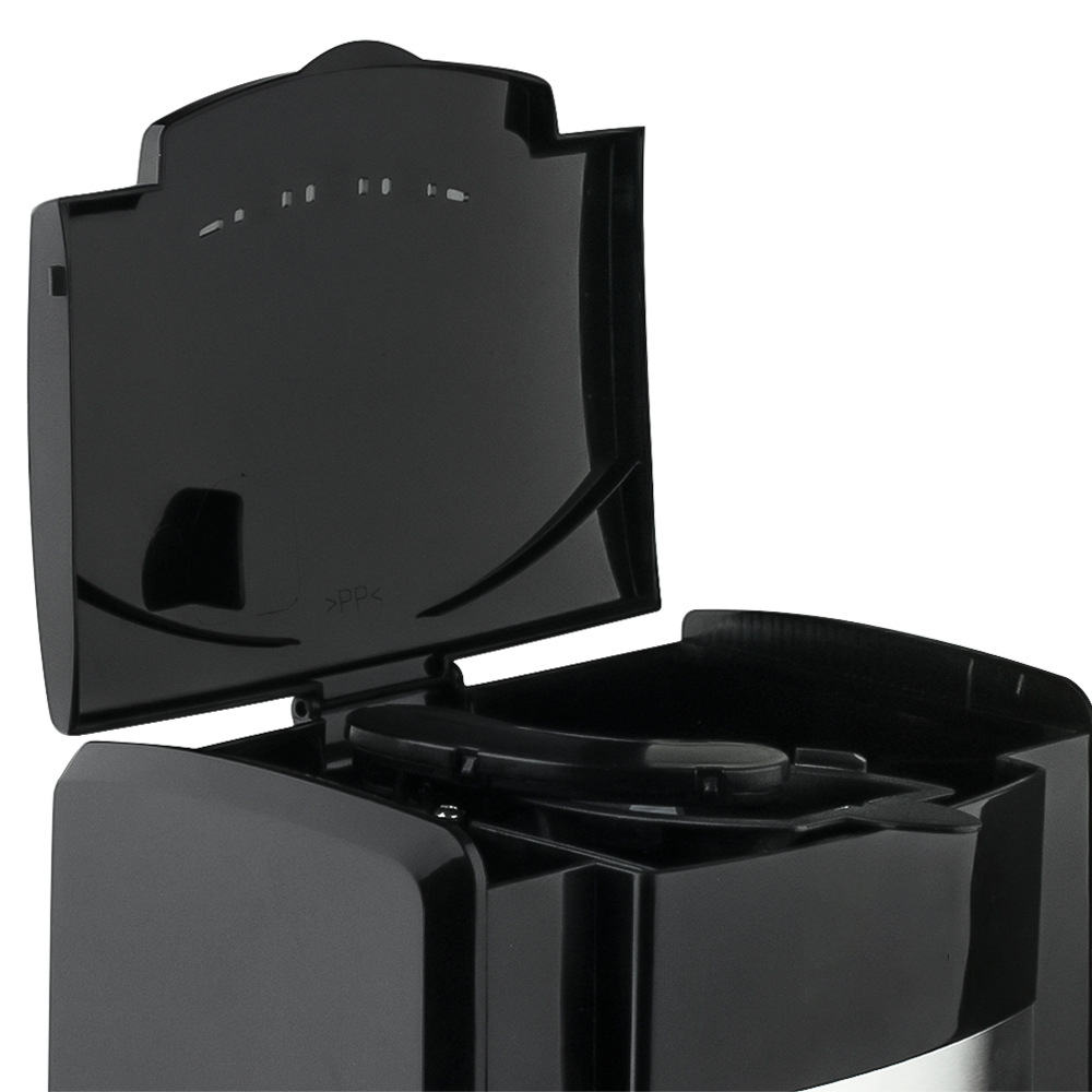 Cafetière Techwood Noir 2 Tasses Céramique, Filtre Permanent, Réservoir 0,6L, Arrêt Automatique – TCA-206