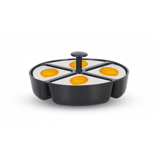 Cuit Œufs Techwood 3 en 1 Inox/Noir 7 Œufs, Cuisson Vapeur & Œufs au Plat, Arrêt Automatique – TO-007