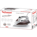 Fer à Vapeur Techwood Semelle Céramique, Jet Vapeur 25g/min & Anti-Calcaire – TFV-2209C