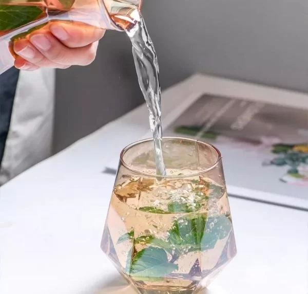 Service À Eau avec Carafe 7 Pièces en Verre
