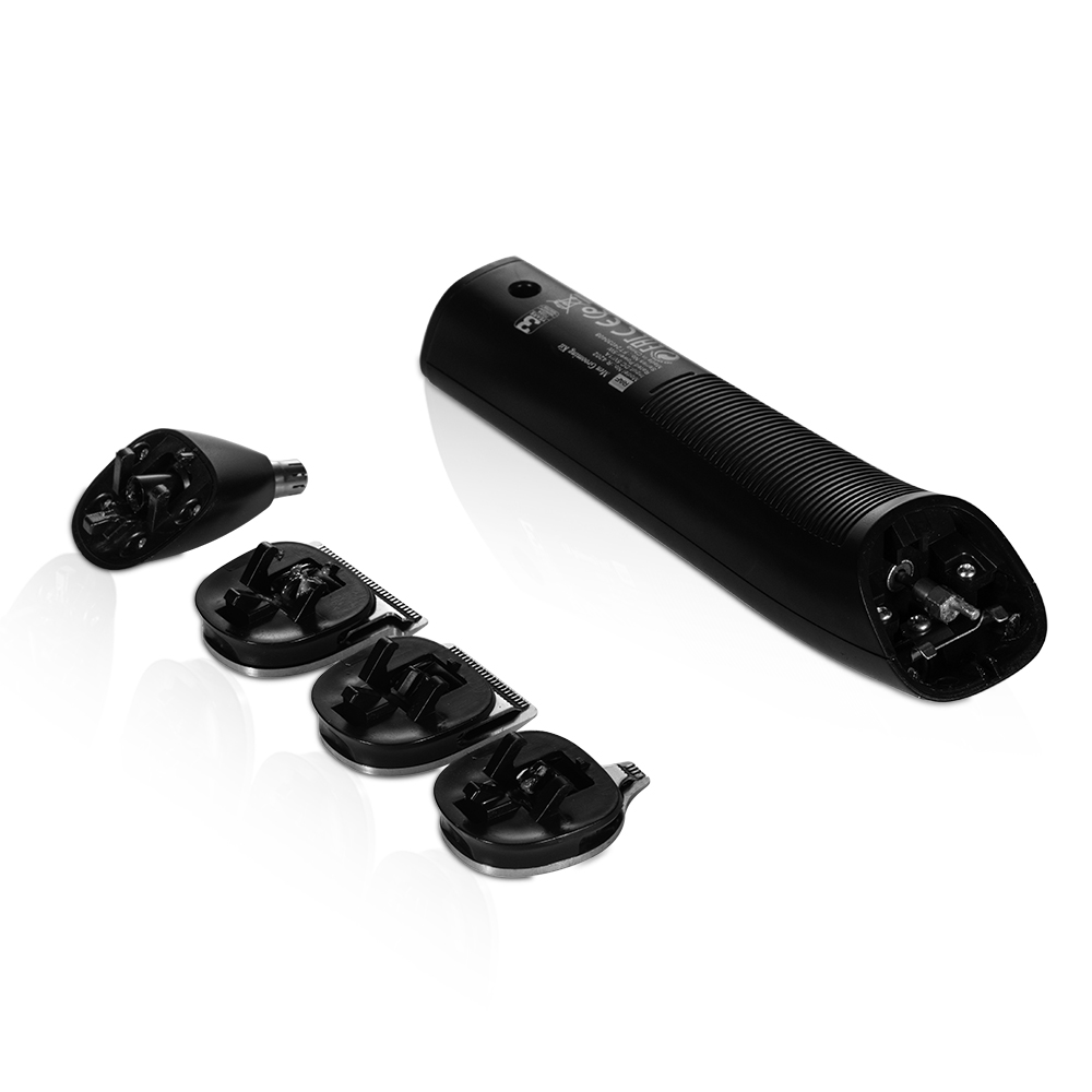 Tondeuse 3 en 1 Techwood Rechargeable, Rasoir & Épilateur Nasal avec Support – TTN-976