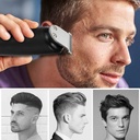 Tondeuse 3 en 1 Techwood Rechargeable, Rasoir & Épilateur Nasal avec Support – TTN-976