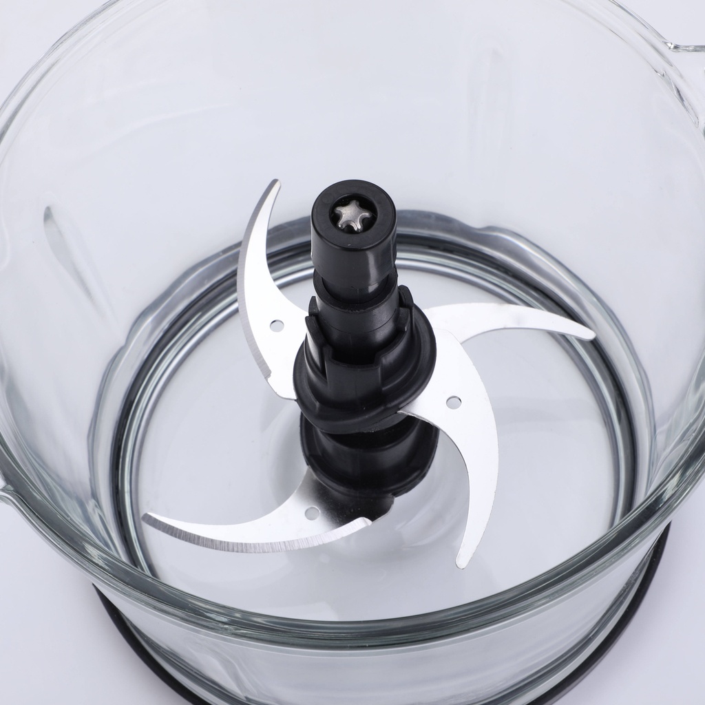 Minihâchoir Techwood Noir 375mL, Lames Inox & Bouton Poussoir – THA-156