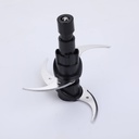 Minihâchoir Techwood Noir 375mL, Lames Inox & Bouton Poussoir – THA-156