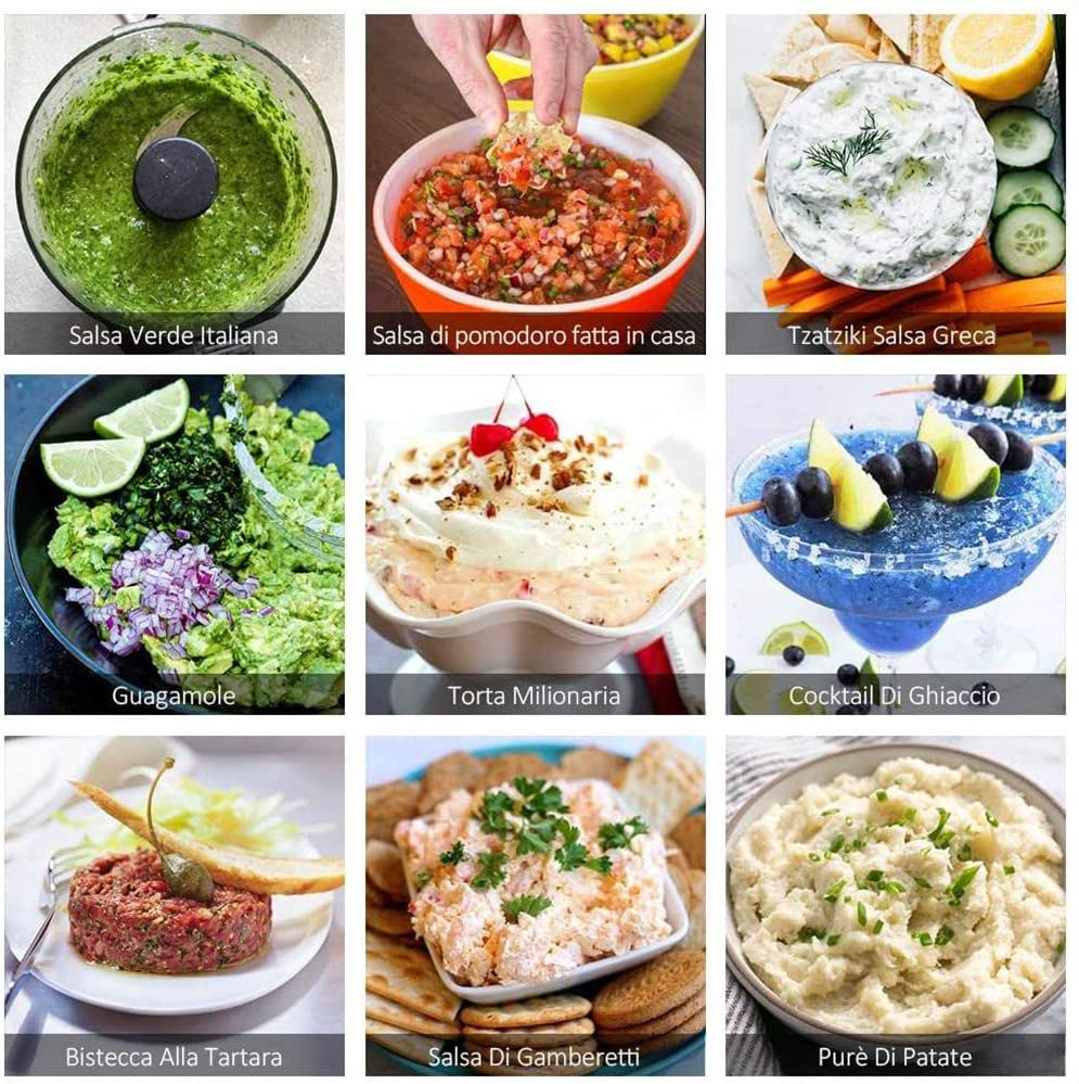 Minihâchoir Techwood Noir 375mL, Lames Inox & Bouton Poussoir – THA-156