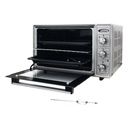 Four Électrique Florence Chaleur Tournante 1500W-45 Litres Silver