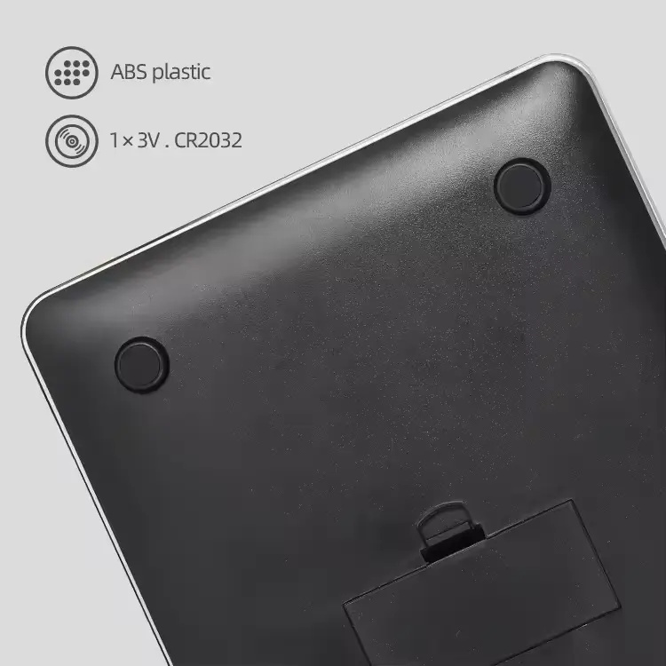 Balance de Cuisine Digitale Techwood 5kg 1g Inox, Écran LCD & Arrêt Automatique – TPA-808S