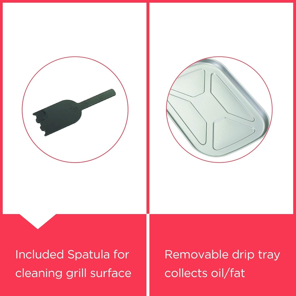 Black & Decker Barbecue électrique avec couvercle - 2200W