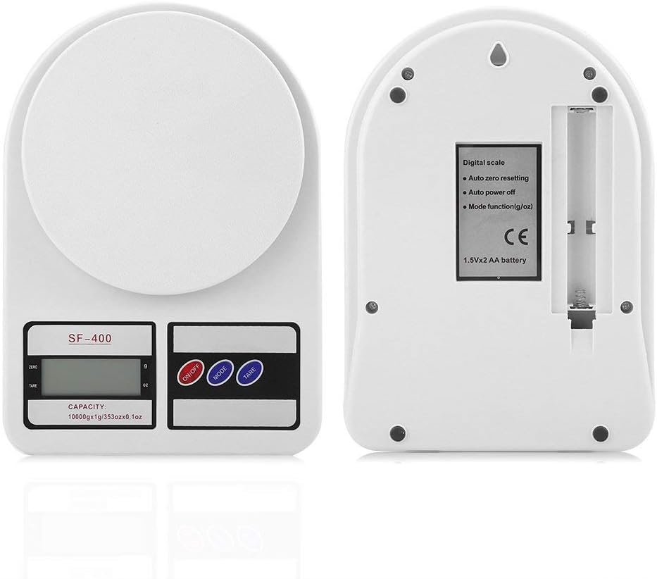 Balance de cuisine 10kg Blanc