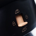 Fer a Repasser Florence Avec Support - 1800W - Noir & Bronze 