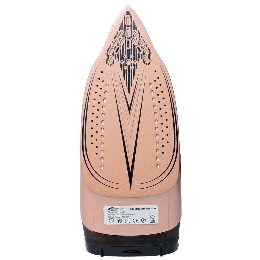 Fer a Repasser Florence Avec Support - 1800W - Noir & Bronze 