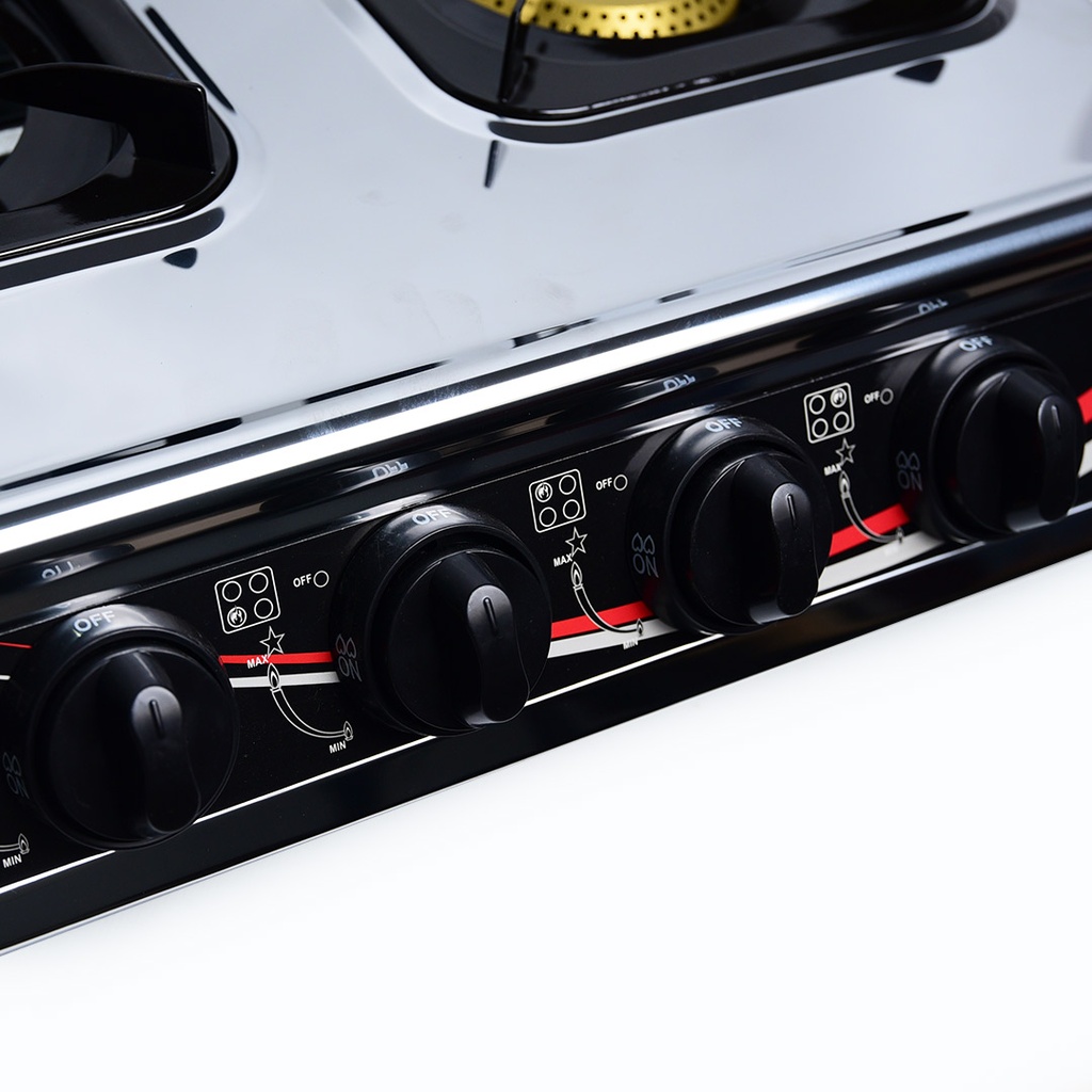 Réchaud À Gaz 4 Feux Florence Blanc