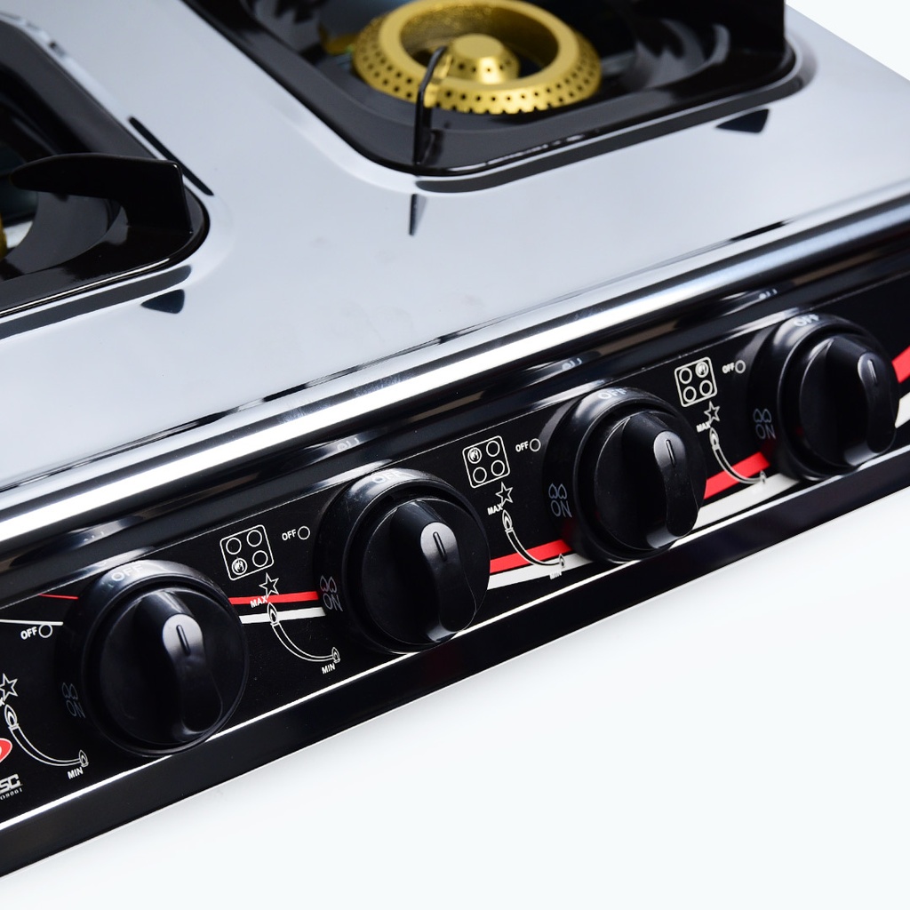 Réchaud À Gaz 4 Feux Florence Blanc