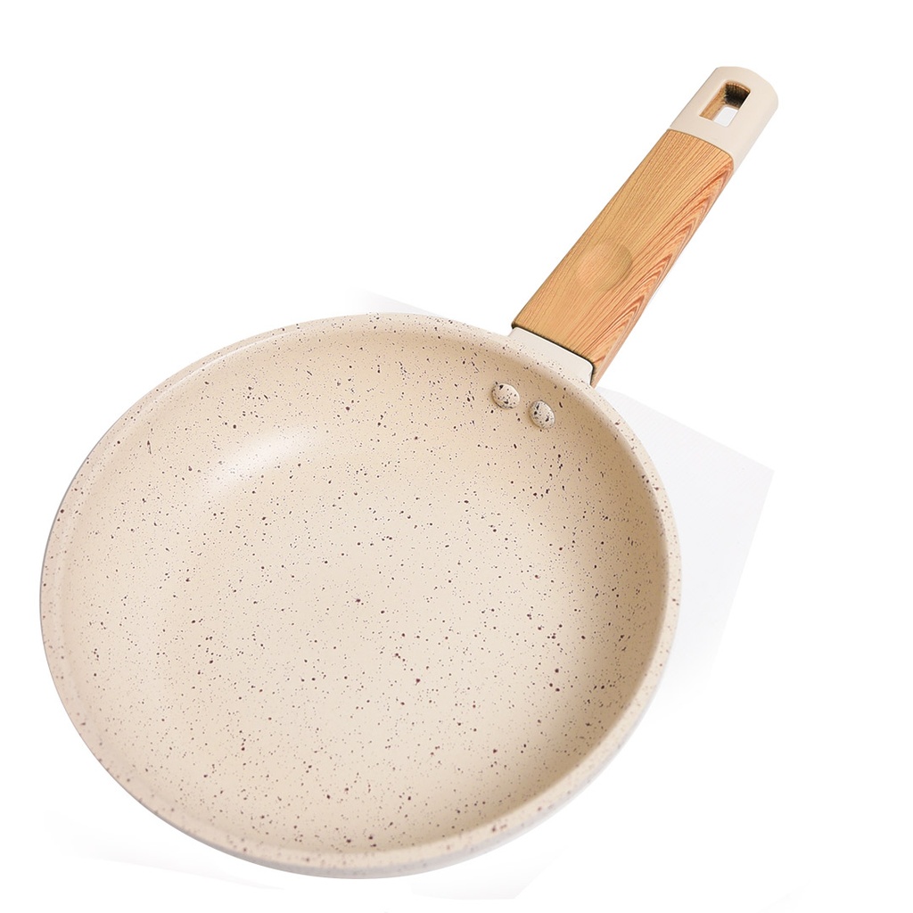 Set De 3 Poêles Granite Sizar Beige 20 , 24 et 28Cm