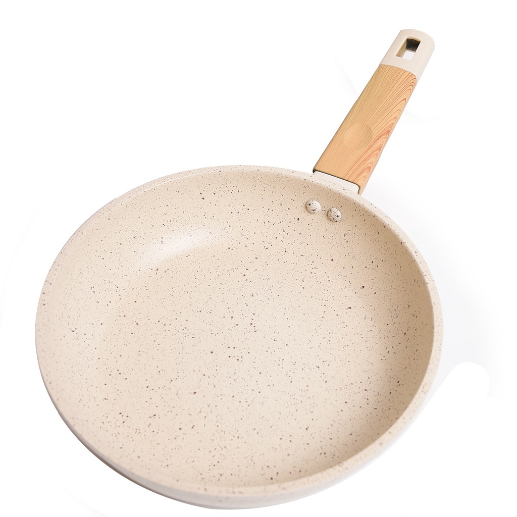 Set De 3 Poêles Granite Sizar Beige 20 , 24 et 28Cm