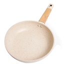 Set De 3 Poêles Granite Sizar Beige 20 , 24 et 28Cm