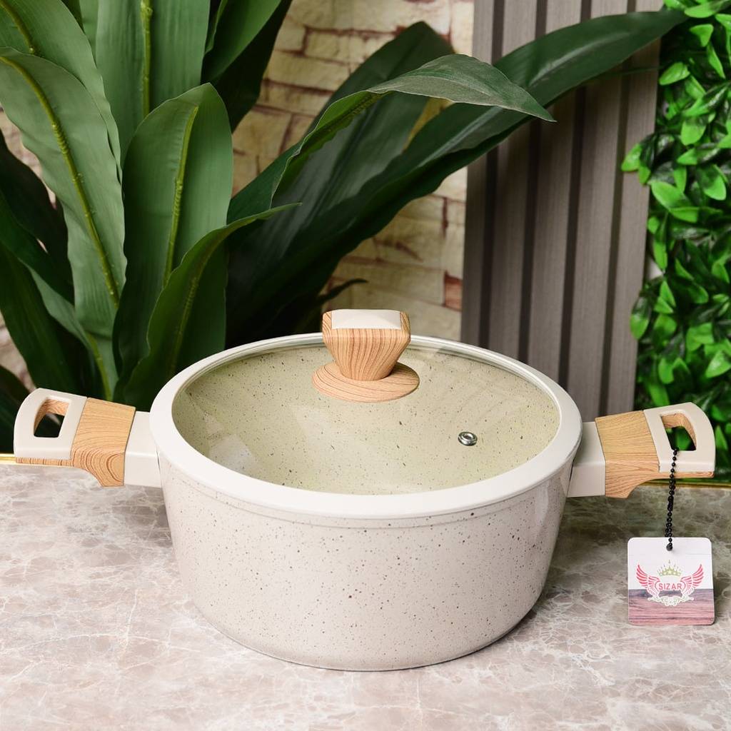 Marmite Granite Sizar 24 cm - Beige