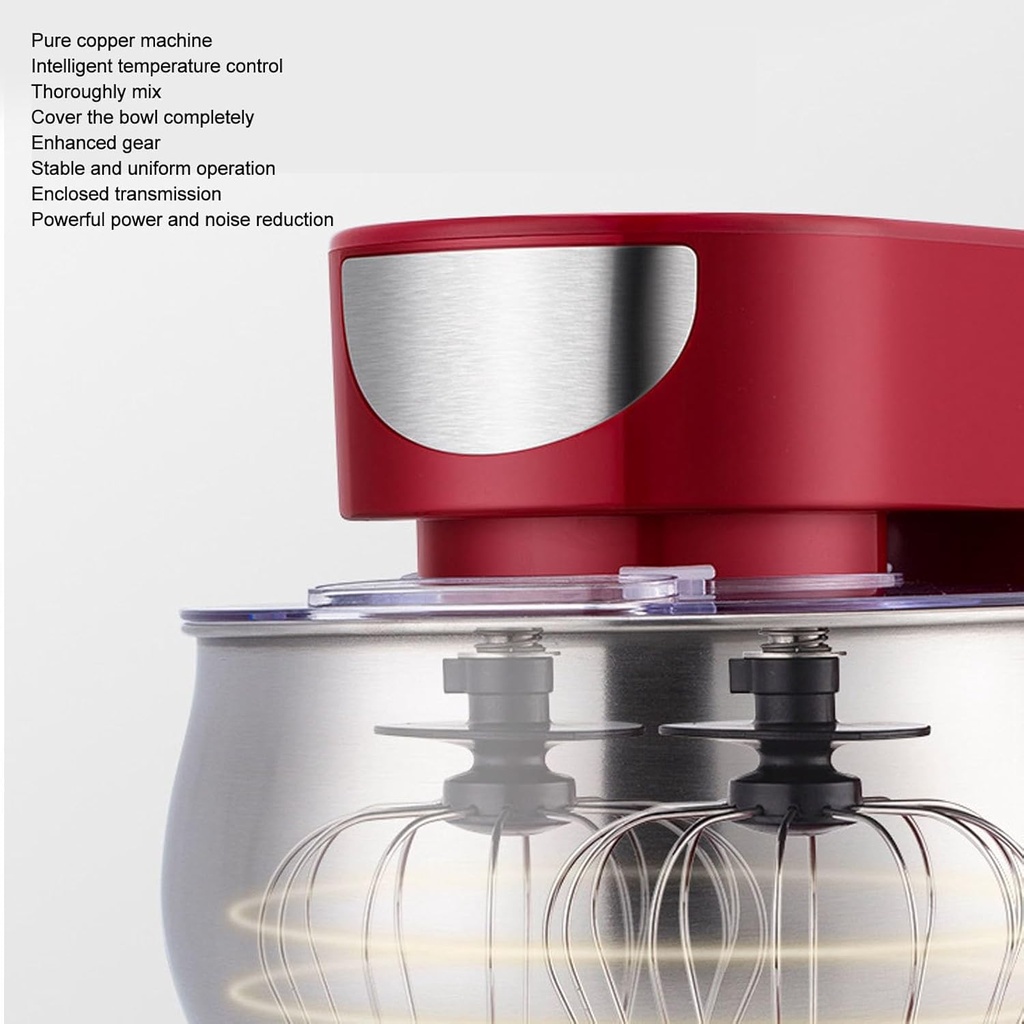 Robot Pétrin Golden House 5L 1300W Rouge