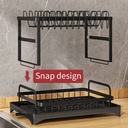 Egoutoire Vaisselle Cuisine Noir